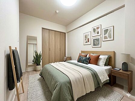 【配置してある家具や小物はCGによるイメージです】【Bedroom】居室