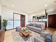 【配置してある家具や小物はCGによるイメージです。】【Livingroom】リビングルーム