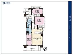 ジオ石神井公園 3LDKの間取図画像
