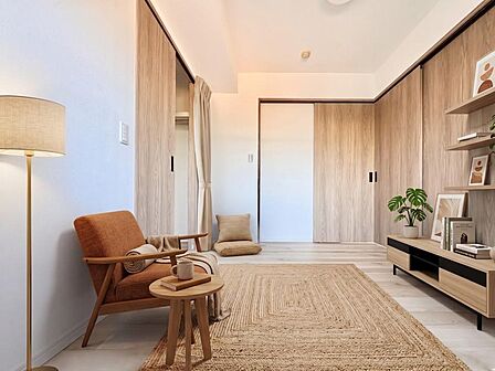 【配置してある家具や小物はCGによるイメージです。】【Bedroom】居室