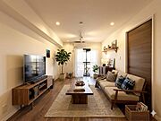 【配置してある家具や小物はCGによるイメージです。】【Livingroom】リビングルーム