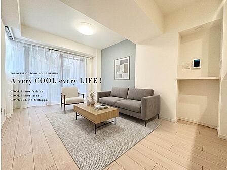 【配置してある家具や小物はCGによるイメージです。】【Livingroom】リビングルーム