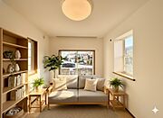 【配置してある家具や小物はCGによるイメージです】【Livingroom】リビング