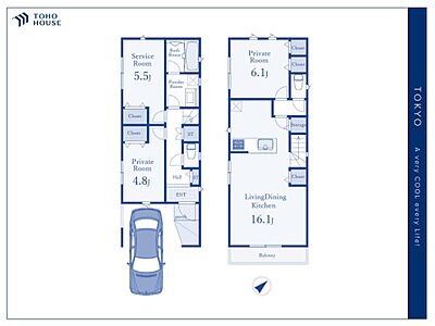 間取り：【floor plan】間取り