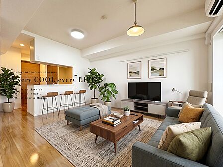 【配置してある家具や小物はCGによるイメージです】【Livingroom】リビング