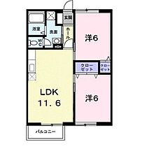 岡山県井原市高屋町２丁目（賃貸アパート2LDK・2階・54.92㎡） その2