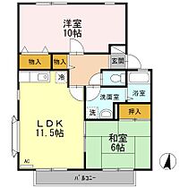 広島県福山市神辺町大字新徳田（賃貸アパート2LDK・2階・62.10㎡） その2