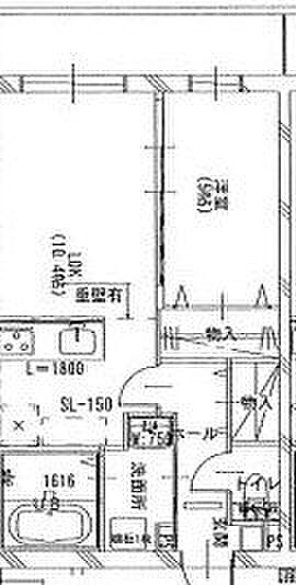 広島県福山市高西町川尻(賃貸マンション1LDK・2階・40.65㎡)の写真 その3