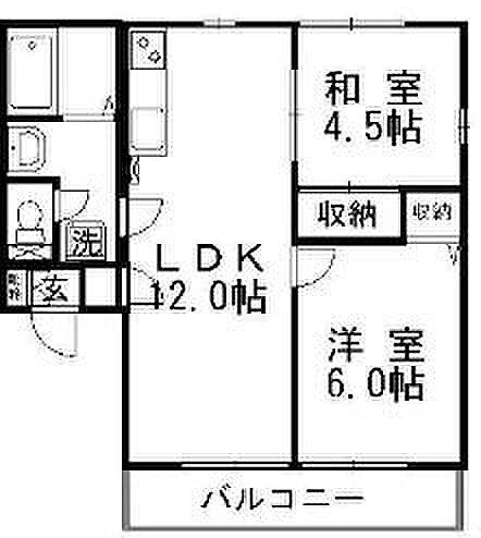 岡山県笠岡市入江(賃貸アパート2LDK・1階・50.08㎡)の写真 その3