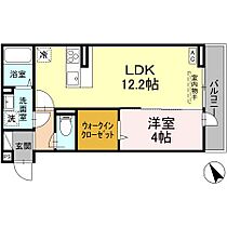 広島県福山市花園町２丁目（賃貸アパート1LDK・3階・40.39㎡） その2