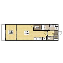 広島県福山市手城町２丁目（賃貸マンション1LDK・1階・30.24㎡） その2