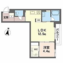 広島県福山市霞町１丁目（賃貸マンション1LDK・3階・45.71㎡） その2