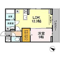 広島県尾道市門田町（賃貸アパート1LDK・1階・42.79㎡） その2