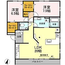 広島県福山市南松永町１丁目（賃貸アパート2LDK・3階・84.88㎡） その2