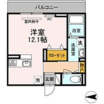 広島県福山市東深津町２丁目（賃貸アパート1R・2階・32.55㎡） その1