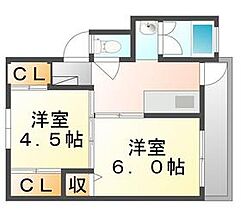 広島県福山市神辺町大字川北（賃貸マンション2K・1階・33.09㎡） その2