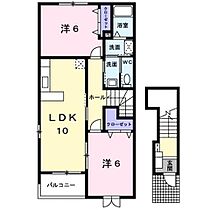 広島県福山市神辺町字道上（賃貸アパート2LDK・2階・57.22㎡） その1