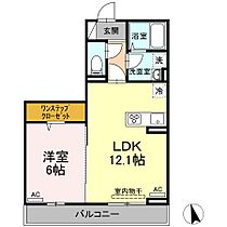 広島県福山市新涯町２丁目（賃貸アパート1LDK・2階・42.72㎡） その1