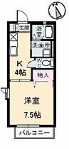 広島県福山市東川口町２丁目（賃貸アパート1K・1階・28.21㎡） その2