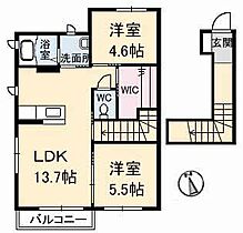 広島県福山市曙町１丁目（賃貸アパート2LDK・2階・63.10㎡） その2