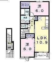 広島県福山市駅家町大字万能倉（賃貸アパート2LDK・2階・57.21㎡） その2