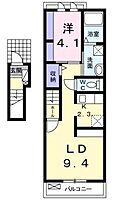 広島県福山市新浜町１丁目（賃貸アパート1LDK・2階・40.09㎡） その1