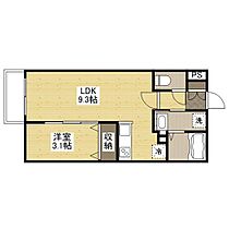 広島県福山市西町２丁目（賃貸マンション1LDK・2階・29.44㎡） その2