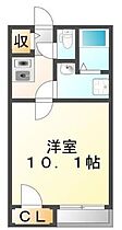 広島県福山市神辺町字徳田（賃貸アパート1K・1階・27.21㎡） その1