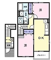 広島県福山市沼隈町大字草深（賃貸アパート2LDK・2階・50.14㎡） その2