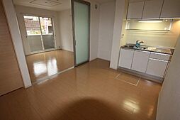 井原鉄道 湯野駅 徒歩10分の賃貸アパート 1階2DKのリビング/ダイニング