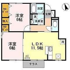 物件の間取り