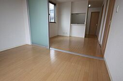 JR福塩線 万能倉駅 徒歩10分の賃貸アパート 1階2DKのリビング/ダイニング