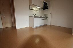 JR福塩線 万能倉駅 3.6kmの賃貸アパート 1階2DKのリビング/ダイニング