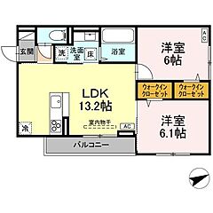 物件の間取り