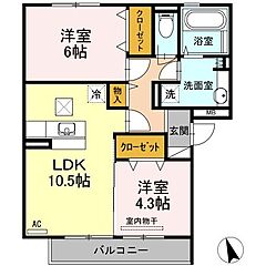 物件の間取り