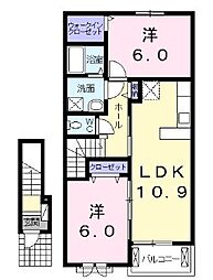 MK・コーツ 2LDKの間取図画像