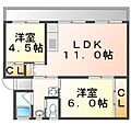 ビレッジハウス能島1号棟4階4.0万円