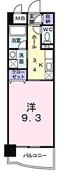Gran樹 1Kの間取図画像