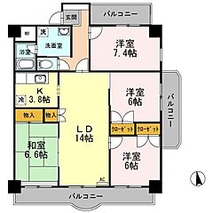物件の間取り