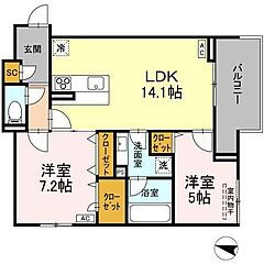 物件の間取り