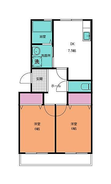 ハーベスト佐鳴台 303｜静岡県浜松市中央区佐鳴台2丁目(賃貸マンション2DK・3階・48.60㎡)の写真 その2