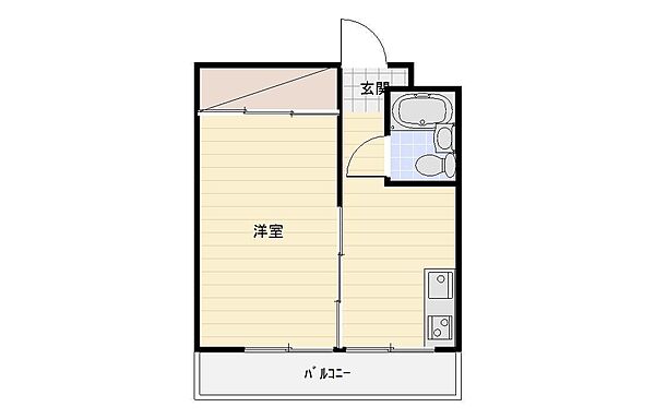 御前谷ハイツ 1A1｜静岡県浜松市中央区富塚町(賃貸マンション1K・3階・29.68㎡)の写真 その2