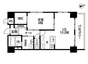 TRIBUTE元浜 602 ｜ 静岡県浜松市中央区元浜町153-1（賃貸マンション1LDK・6階・51.65㎡） その2