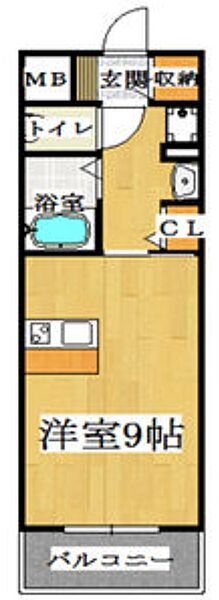 大阪府大阪市中央区島之内2丁目(賃貸マンション1K・4階・24.90㎡)の写真 その2