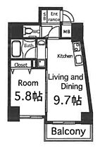 D-Rest Nakanoshima  ｜ 大阪府大阪市福島区福島1丁目2-7（賃貸マンション1LDK・2階・38.18㎡） その2