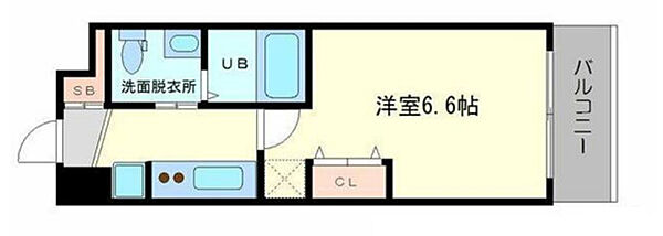 大阪府大阪市中央区南久宝寺町1丁目(賃貸マンション1K・12階・20.35㎡)の写真 その2