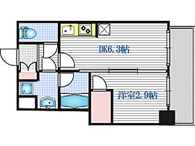 ライフフィールドなにわ本町RUELLE  ｜ 大阪府大阪市西区西本町2丁目1-23（賃貸マンション1DK・4階・28.06㎡） その2