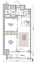 大阪府大阪市中央区南新町2丁目3-9（賃貸マンション2LDK・7階・54.04㎡） その2