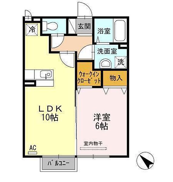 ジェネス南佐賀 202｜佐賀県佐賀市南佐賀3丁目(賃貸アパート1LDK・2階・40.07㎡)の写真 その2