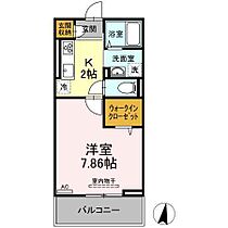 D-room日の出 303 ｜ 佐賀県佐賀市日の出1丁目（賃貸アパート1K・3階・33.78㎡） その2